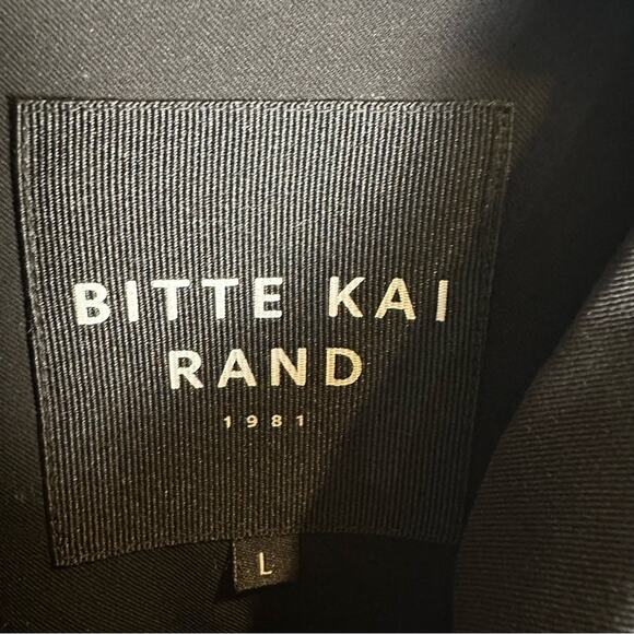 Bitte Kai Rand Black Sleeveless Button Front Dress - Picture 5 of 7